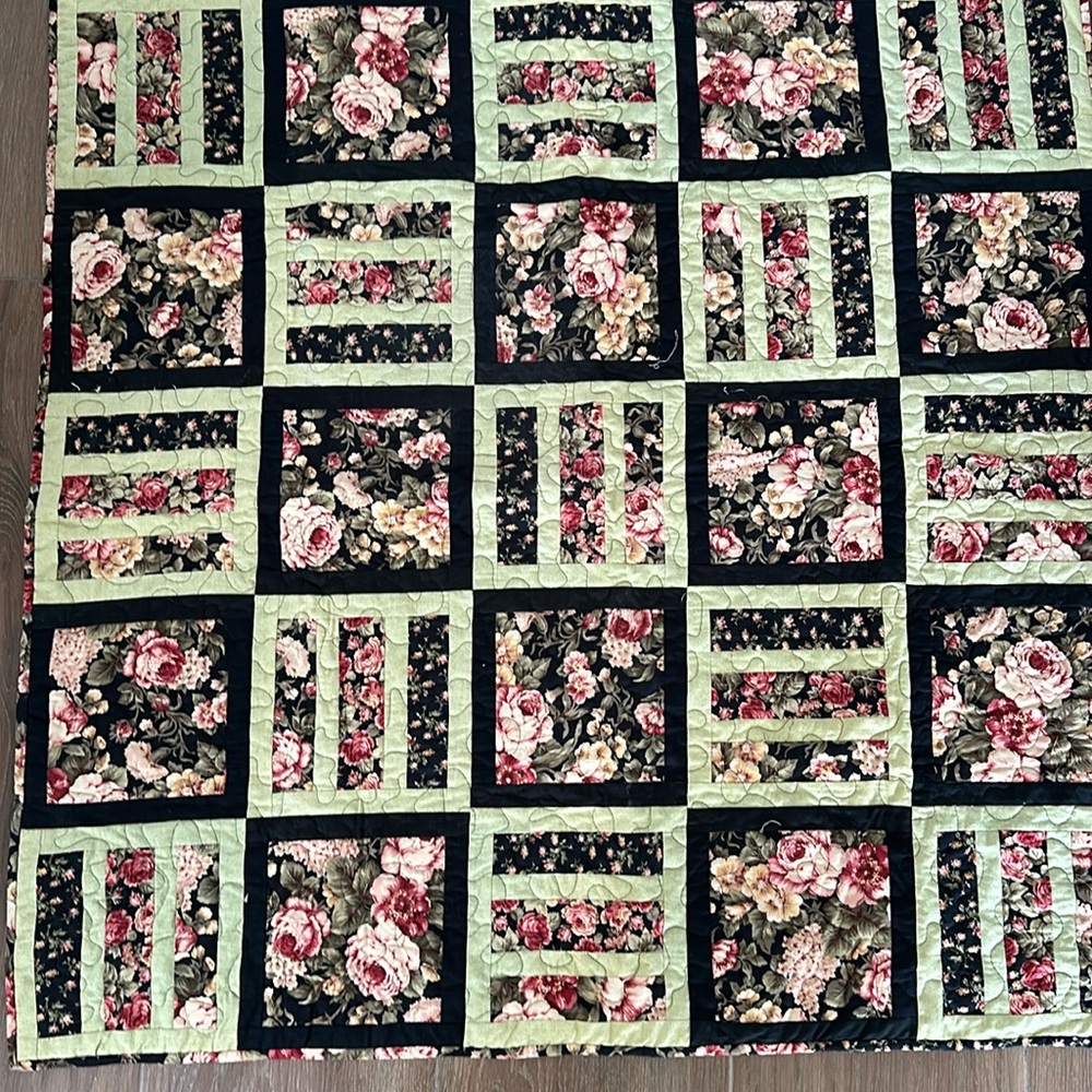 Hand made quilt. 47" x  47".